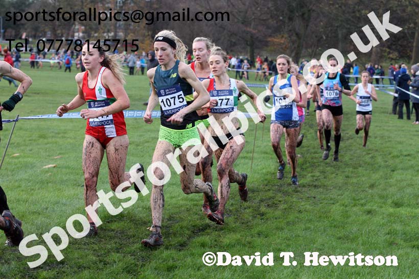 Senior Women and under-23 Womens 2017 British Athletics Liverpool Cross Challenge, Sefton Park, Liverpool. Photo:  David T. Hewitson/Sports for All Pics